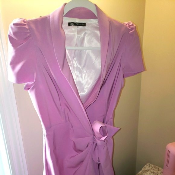 Zara pink romper dress.  Brand new condition - Picture 1 of 3